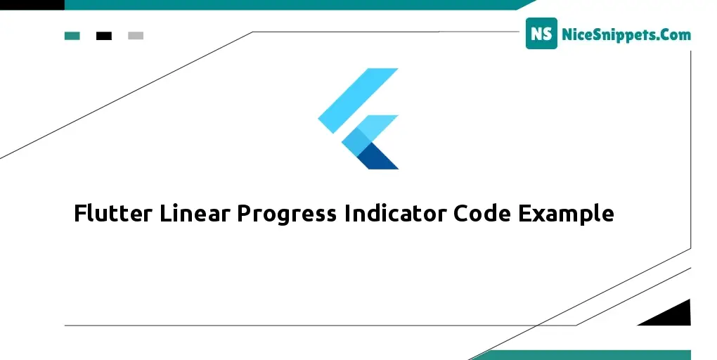 Flutter Linear Progress Indicator Code Example